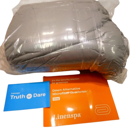 Linenspa All-Season Reversible Down Alternative Quilted Comforter - Hypoallergen