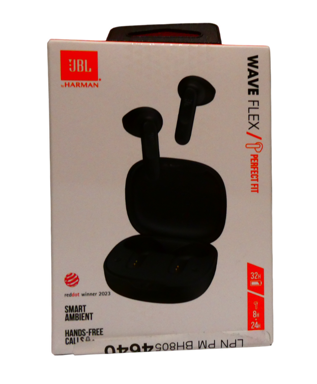 JBL Wave Flex True Wireless Earbuds - Black