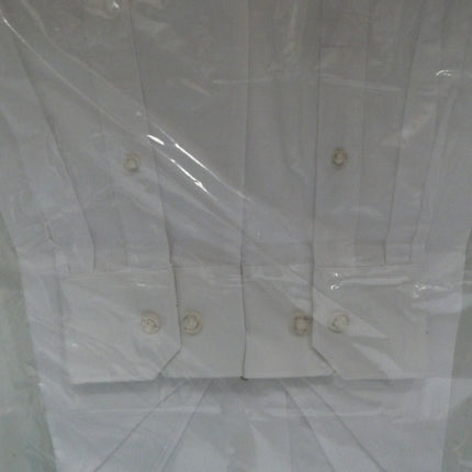 Abelard Men's Bedford Dobby Shirt Slim Fit, White, M