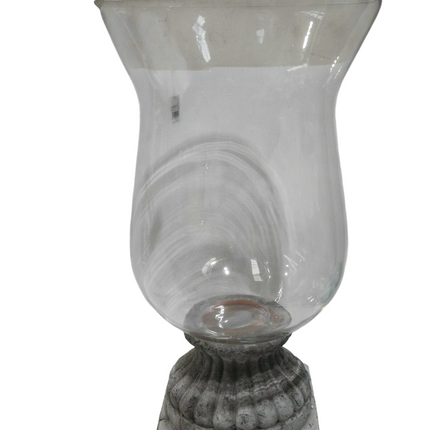 Home & Giftware Cem Hurricane Lamp/Stnd-XL-RN