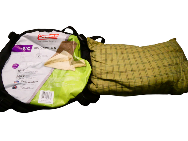 Coleman 2000032181 Big Game C-6 Sleeping Bag - Olive