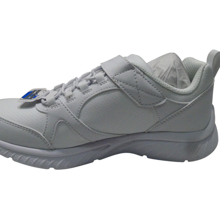 Skechers Kids White Shoe UK 2.5, EU 35.5, USA 3.5
