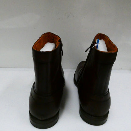 Florsheim Men's Medfield Plain Toe Zip Boot Fashion, Brown, 12 3E