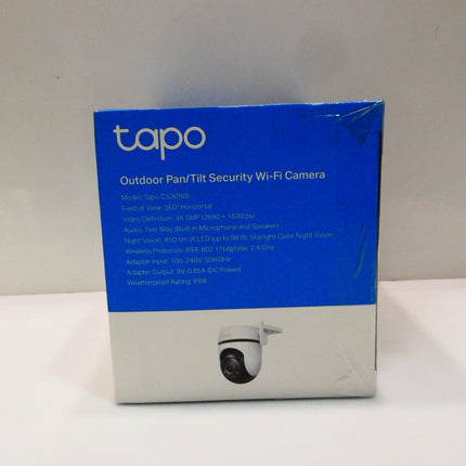 TP-Link Tapo Pan/Tilt Outdoor Security Wi-Fi Camera, Flexible Connections, 3K, S