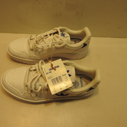 Adidas Originals NY 90 White/Blue FZ2247 Skate Shoes, US 6.5, UK 6