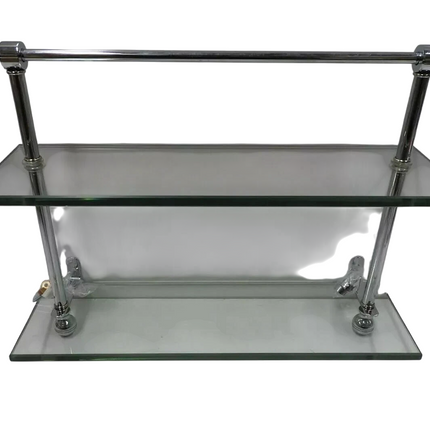 Allied Brass 16" Double Shelf w/Towel Bar Satin Nickel, MA-2/16TB-SN-p, MA-2/16T