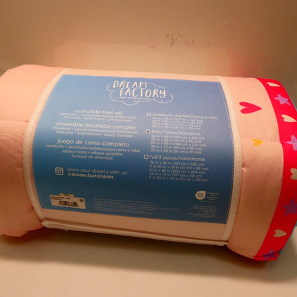 Dream Factory Kids 5-Piece Complete Bed Set Easy-Wash Super Soft Microfiber Comf