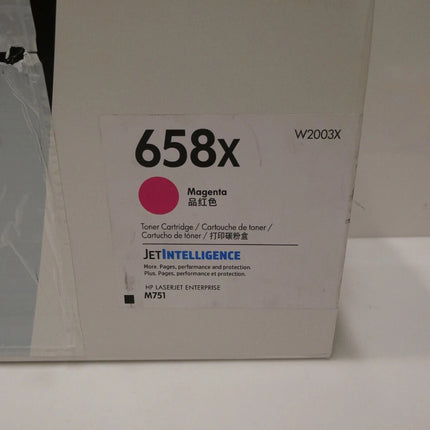 HP 658X High-Yield Magenta LaserJet Toner Cartridge