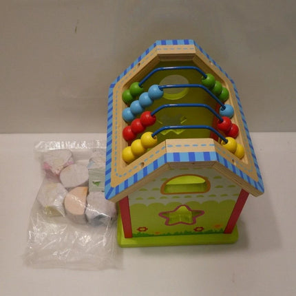 Tooky Toys Kids/Toddler's Toy Interactive Activity House w/Mazes/Gears 18m+