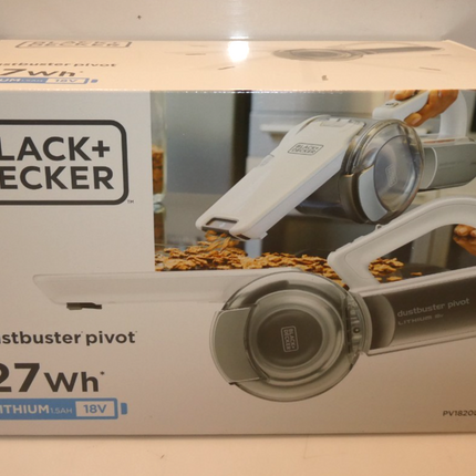 Black & Decker PV1820L-XE Pivot Dustbuster Handheld Vacuum - Silver