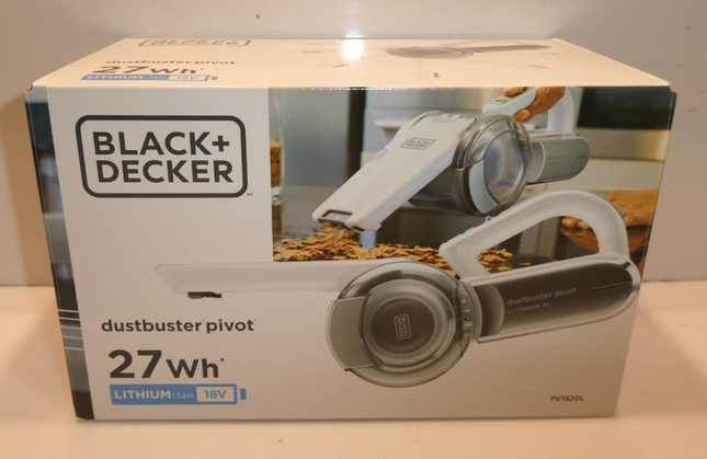 Black & Decker PV1820L-XE Pivot Dustbuster Handheld Vacuum - Silver