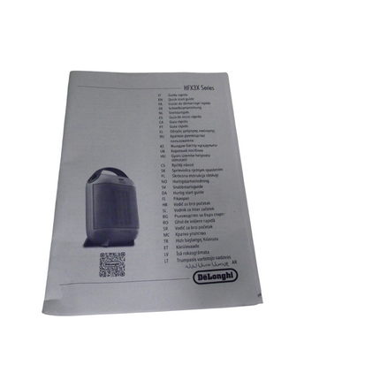 De'Longhi Capsule Fan Heater, Self-Regulating Ceramic Heater HFX30C18.IW, Ivory