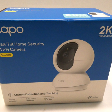 Tapo Pan/Tilt AI Smart Home Security Wi-Fi Camera, Baby Monitor, 2K 3MP, Motion