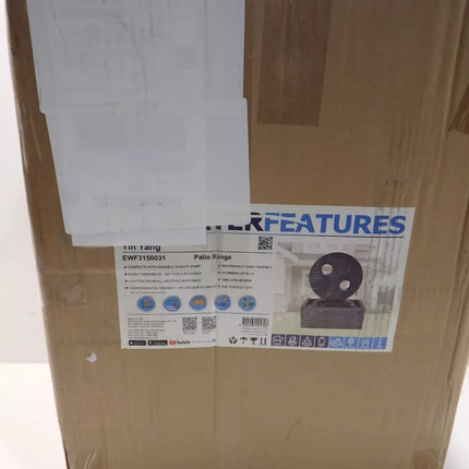 Ewaterfeatures EWF3150031 Yin Yang Patio Dark/Black