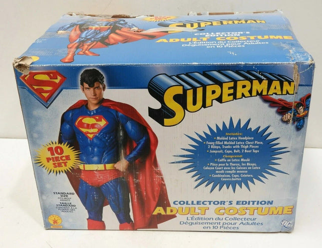 Superman 10 Piece Set Collector's Edition Adult Costume