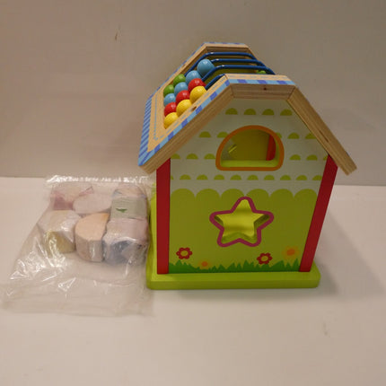 Tooky Toys Kids/Toddler's Toy Interactive Activity House w/Mazes/Gears 18m+