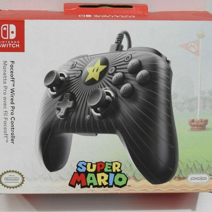 PDP Nintendo Switch Faceoff Super Mario Star Wired Pro Controller
