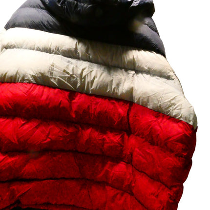 Tommy Hilfiger Men's Hooded Puffer Jacket, Midnight/White/Red, XX-Large Tall