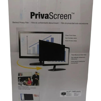 Fellowes Privascreen 16:10 Blackout Privacy Filter, 24-Inch Size