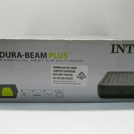 INTEX 64126NZ Dura-Beam Plus Essential Rest Air Mattress: Fiber-Tech – Queen Siz