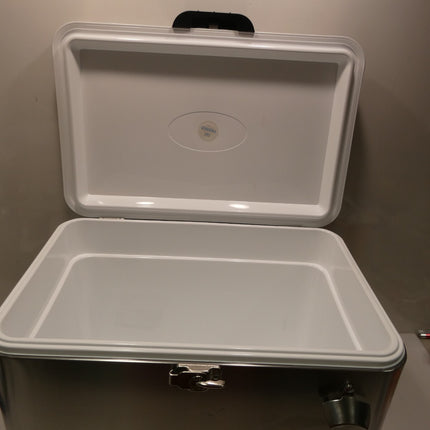 Koolatron Stainless Steel 51 L (54 qt) 85 Can Capacity Ice Chest Beverage Cooler