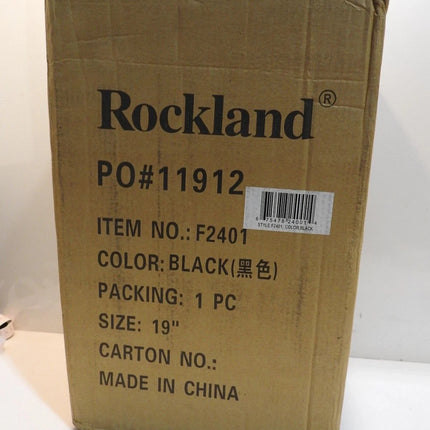 Rockland Titan Hardside Spinner Luggage, Black, Carry-On 19-Inch