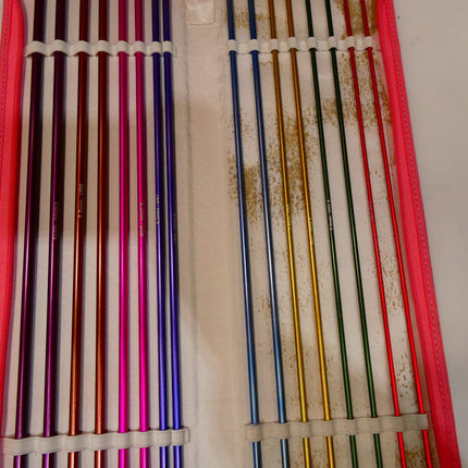 KnitPro Single-Pointed Knitting Needle Set, Zing, 35cm, 2.50-6.00mm