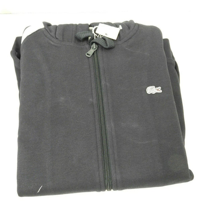 Lacoste Women's Full Zip Hoodie, Navy Blue/Navy Blue ,38F