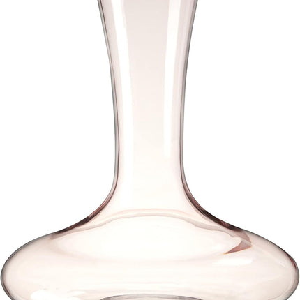 Twine Rose Crystal Decanter, Pink Wine Decanter and Aerator, Gold Rim, Wine Cara