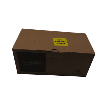 Schlage F59 GEO 622 Georgian Interior Knob with Deadbolt, Matte Black (Interior