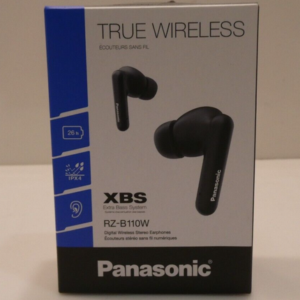 Panasonic RZ-B110W Black Wireless Bluetooth Earphones