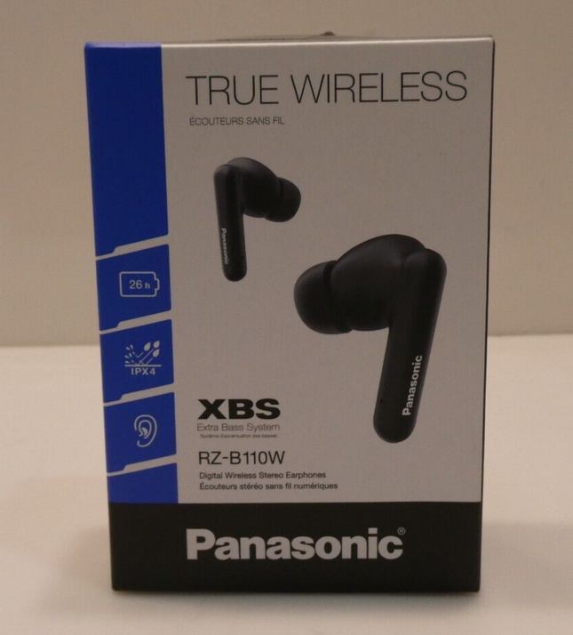 Panasonic RZ-B110W Black Wireless Bluetooth Earphones