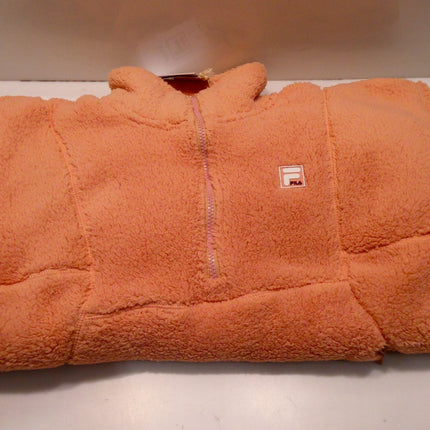 FILA Women's Monika Quarter Zip, Mahogany Rose, Medium