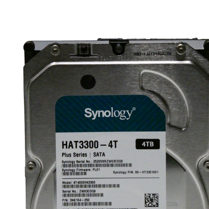 Synology HAT3300 4TB Plus Series SATA HDD 3.5" (HAT3300-4T)