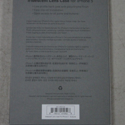 Adopted Iridescent Lens Case for iPhone 5 - Sunburst