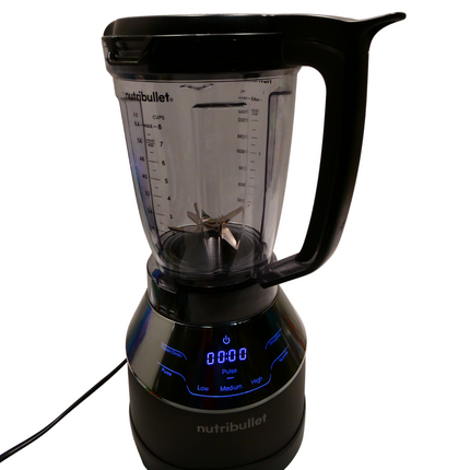 NutriBullet Smart Touch Triple Prep System Blender 1500W, Black, Full-sized Blen