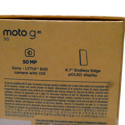 Motorola G85 5G 128GB/8GB Urban Grey Android Smartphone