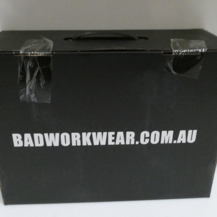 BAD WORKWEAR Men's Typhoon Safety Shoes, Black, UK Size 9