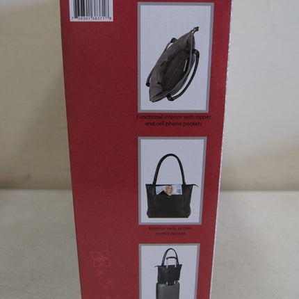 Lodis Kiera Leather Tote 1084380 - Black