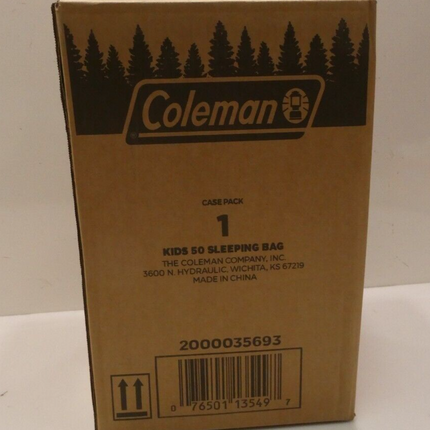 Coleman Kids 50°F Cool-Weather Sleeping Bag - Pink