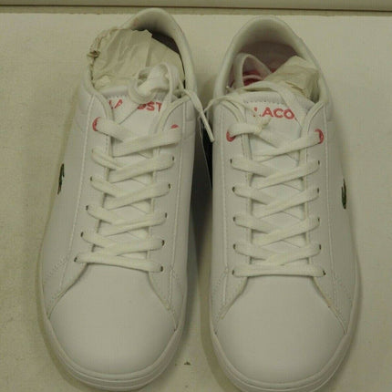 Lacoste Carnaby Evo BL 2 White/Pink Synthetic Junior Trainers Shoes UK 5, US 6