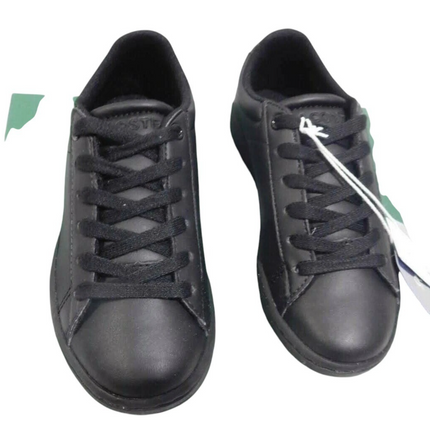 Lacoste Carnaby EVO 118 4 Kids Fashion Shoes, Black/Black - 11 US