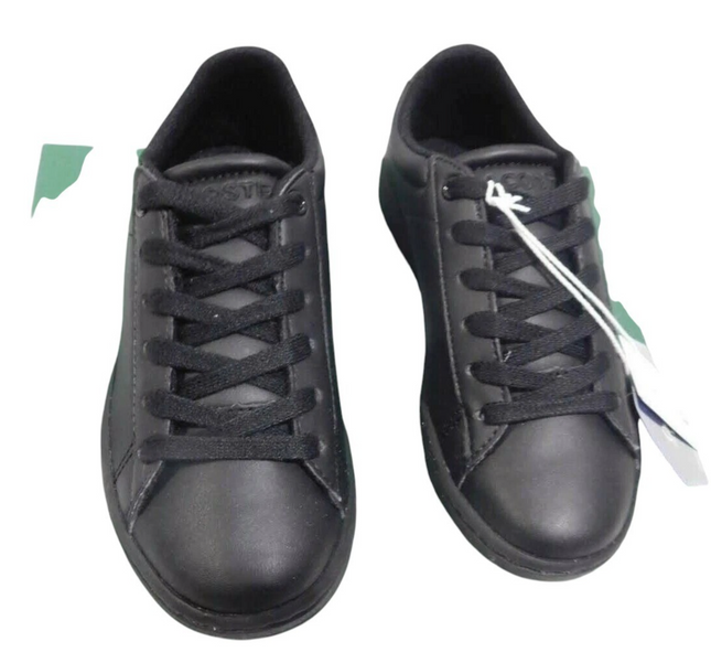 Lacoste Carnaby EVO 118 4 Kids Fashion Shoes, Black/Black - 11 US
