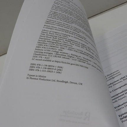 Developing Evaluative Judgement in Higher Education: Assessment for Knowing