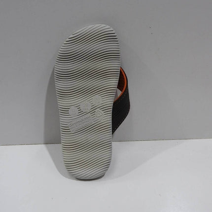 Cartago Barcelona Thong Kids Shoes, Grey/Brown/Orange, 30 EU