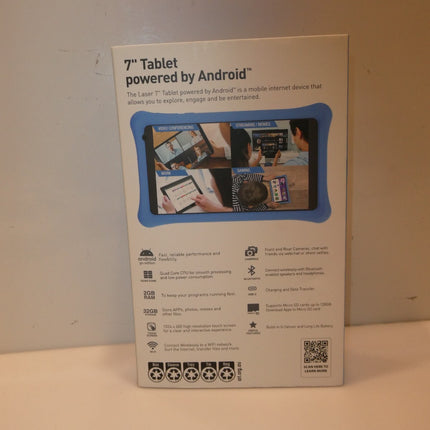 Laser 7" Android 10 Tablet - Quad-Core, IPS Display, Bluetooth, Expandable Stora