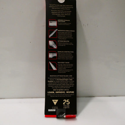 Furi Pro Utility Knife 15cm (5in) – Sharp Kitchen Knife for Everyday Food Prep