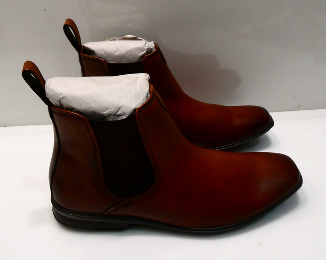 Hush Puppies Men's Chelsea Boots, Tan Brush US 10/UK 9