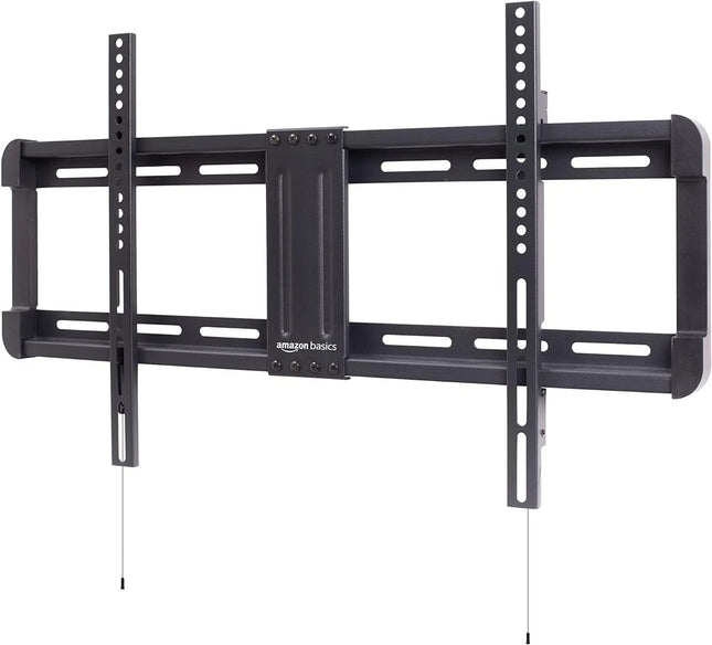Amazon Basics Low Profile TV Wall Mount with Horizontal Post Installation Leveli