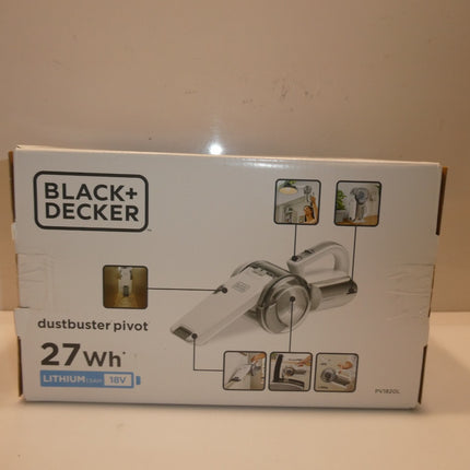 Black & Decker PV1820L-XE Pivot Dustbuster Handheld Vacuum - Silver